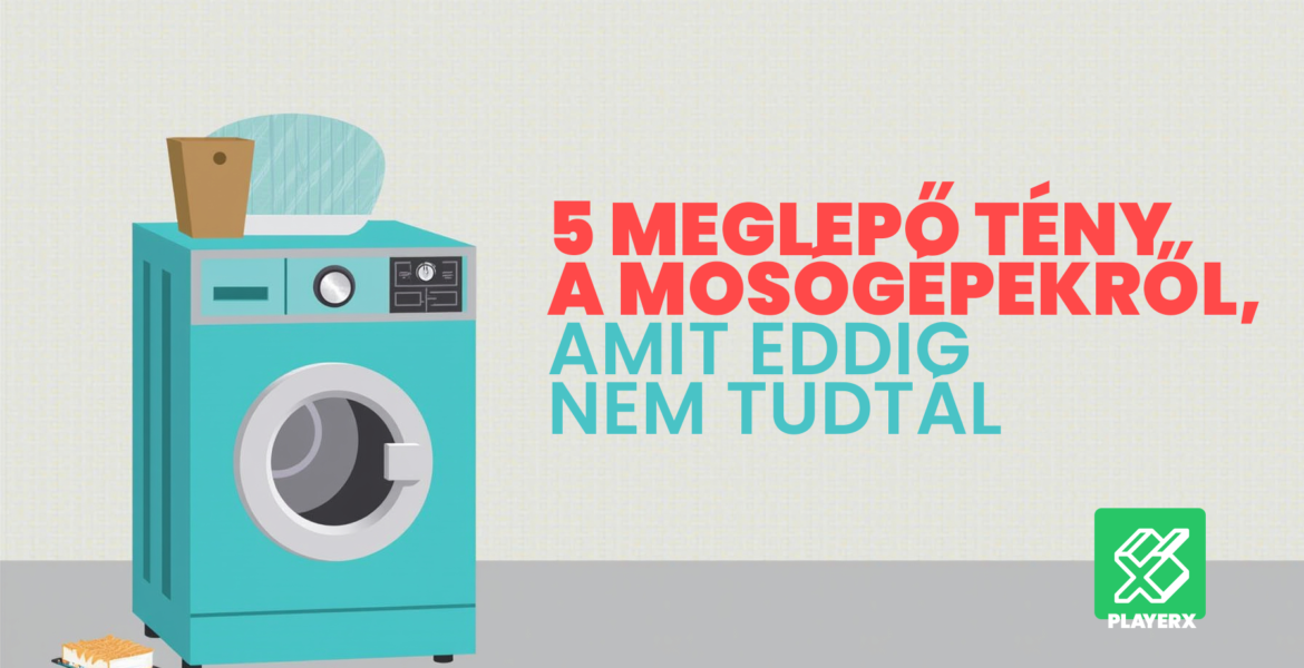 5 meglepő tény a mosógépekről, amit eddig nem tudtál